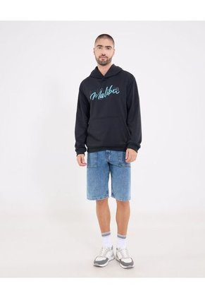 Buzo  Para Hombre Hoodie Color Negro Marca Ostu #60060589