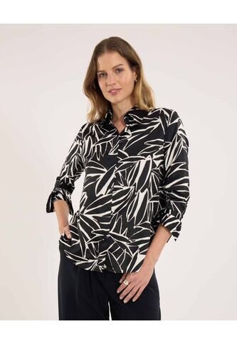 Camisa Para Mujer Manga Larga Color Negro Marca Ostu #40010323 Ostu
