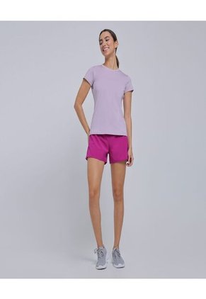 Camiseta Para Mujer Manga Corta Color Morado Marca Ostu #40092177