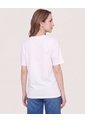 Camiseta Relaxed Con Screen Cenicienta   Para Mujer Crema Ostu de Ostu