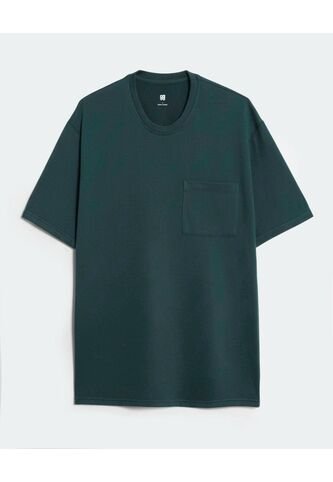 Camiseta  Para Hombre Manga Corta Cuello Redondo Color Verde Marca Ostu #60091838 Ostu