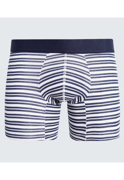 Boxer Para Hombre Filete Corto Algodón Color Azul  Marca Ostu #60000477