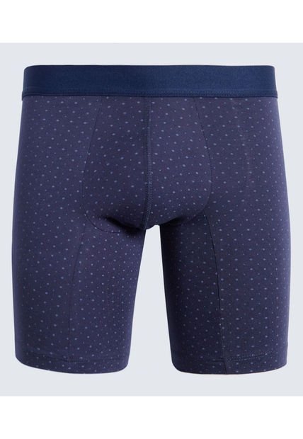 Boxer Para Hombre Filete Medio Algodón Color Azul  Marca Ostu #60000484