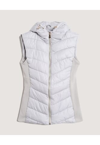 Chaleco  Para Mujer Acolchado Color Café Marca Ostu #40250012 Ostu