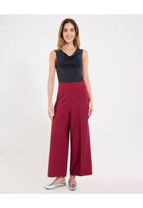 Pantalón  Para Mujer Moda Color Vino Marca Ostu #40070874