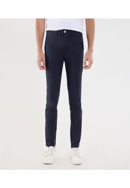 Pantalón Para Hombre Chino Color Azul Marca Ostu #60070489
