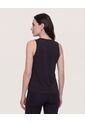 Camiseta  Para Mujer Manga Sisa Cuello Redondo Color Negro Marca Ostu #40092794 de Ostu