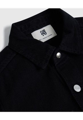 Chaqueta Para Niño Trucker Color Negro Marca Ostu #80080029