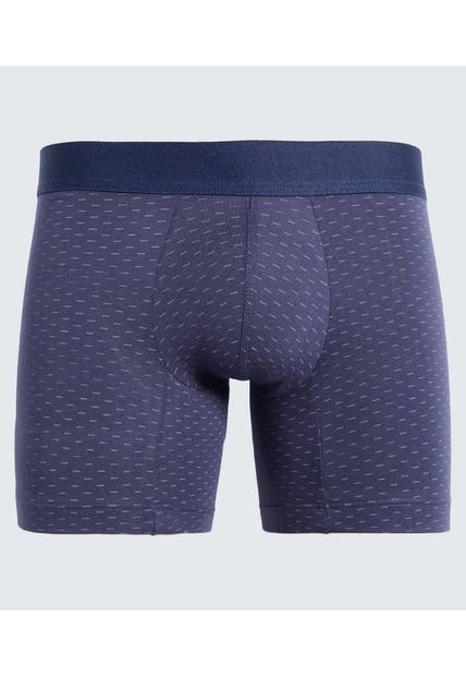 Boxer Para Hombre Filete Corto Algodón Color Azul  Marca Ostu #60000476