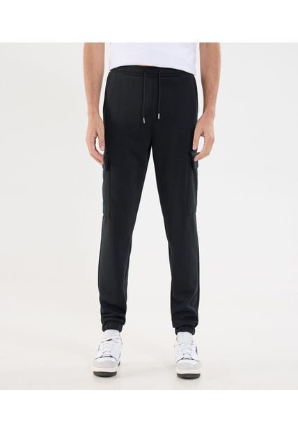 Pantalón Para Hombre Jogger Color Negro Marca Ostu #60070482