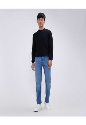 Saco Para Hombre Cuello Redondo Color Negro Marca Ostu #60330046