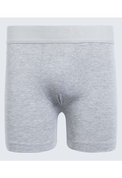 Pantaloncillo Infantil Niño Boxer Filete Medio Color Gris Marca Ostu #80000088