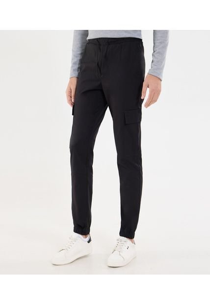 Pantalón Para Hombre Jogger Color Negro Marca Ostu #60070452
