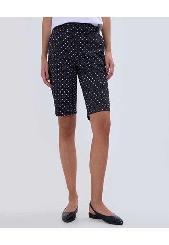 Bermuda Para Mujer  Color Negro Marca Ostu #40100089 Ostu