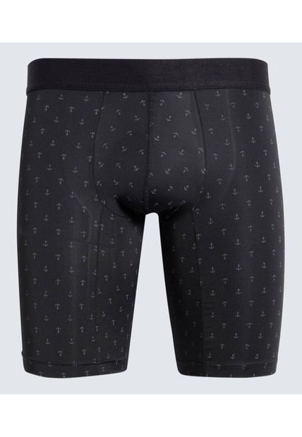 Boxer Para Hombre Filete Medio Microfibra Color Negro Marca Ostu #60000480