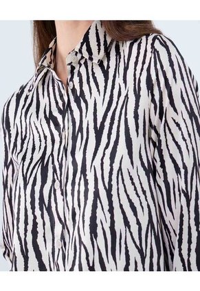 Camisa Para Mujer Manga Larga Color Beige Marca Ostu #40010295