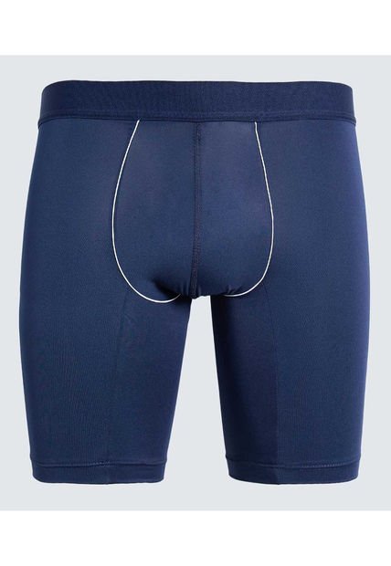 Boxer Para Hombre Filete Medio Microfibra Color Azul  Marca Ostu #60000481