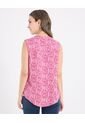 Blusa  Para Mujer Manga Sisa Color Lila Marca Ostu #40121207 de Ostu