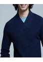 Saco Para Hombre Shawl Neck Color Azul  Marca Ostu #60330036 de Ostu