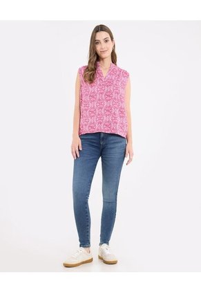 Blusa  Para Mujer Manga Sisa Color Lila Marca Ostu #40121207