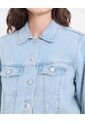 Chaqueta Para Mujer Trucker Color Azul Marca Ostu #40080252 de Ostu