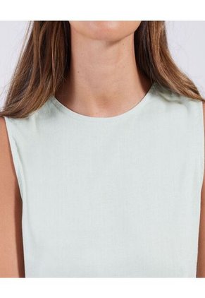 Blusa Para Mujer Manga Sisa Color Verde  Marca Ostu #40120822