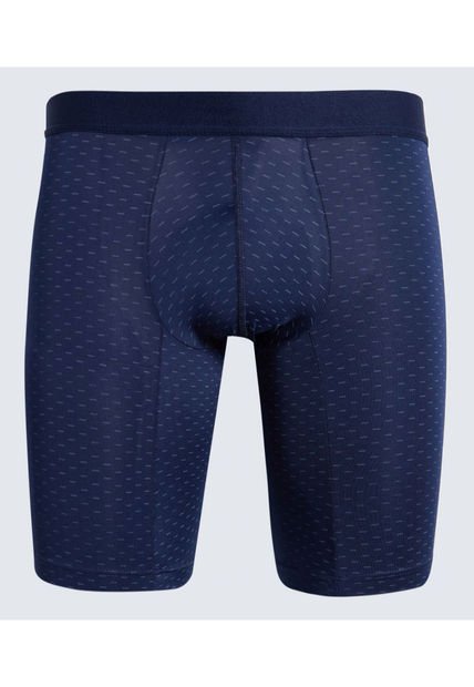 Boxer Para Hombre Filete Medio Microfibra Color Azul  Marca Ostu #60000480