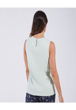 Blusa Para Mujer Manga Sisa Color Verde  Marca Ostu #40120822
