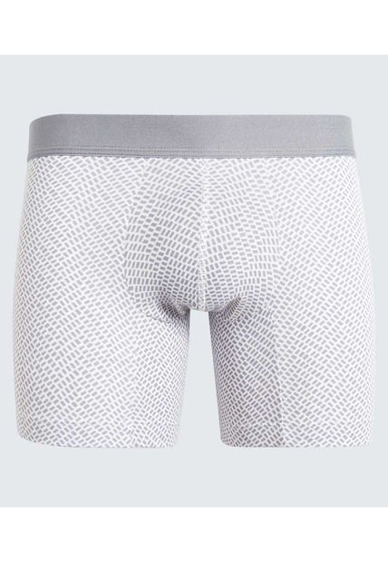 Boxer Para Hombre Filete Corto Algodón Color Blanco Marca Ostu #60000476