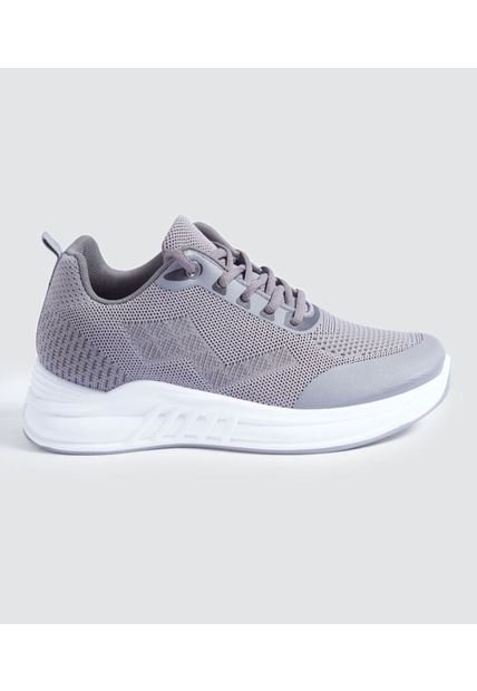 Tenis Hombre Ostu Tenis Sport Gris Textil