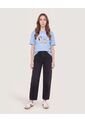 Camiseta Relaxed Con Estampado Lilo Y Stitch  Para Mujer Azul Ostu de Ostu