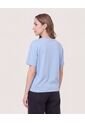 Camiseta Relaxed Con Estampado Lilo Y Stitch  Para Mujer Azul Ostu de Ostu