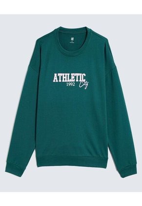 Buzo Para Mujer Cuello Redondo Color Verde Marca Ostu #40060457