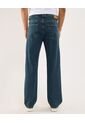 Jean Para Hombre Straight Color Azul Marca Ostu #60160443 de Ostu