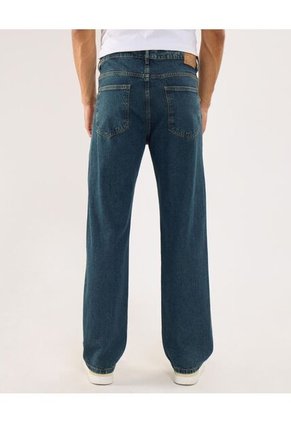 Jean Para Hombre Straight Color Azul Marca Ostu #60160443