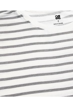 Camiseta Para Mujer Manga Corta Color Blanco Marca Ostu #40092096