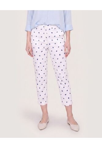 Pantalón Basico Capri  Para Mujer Azul Ostu Ostu