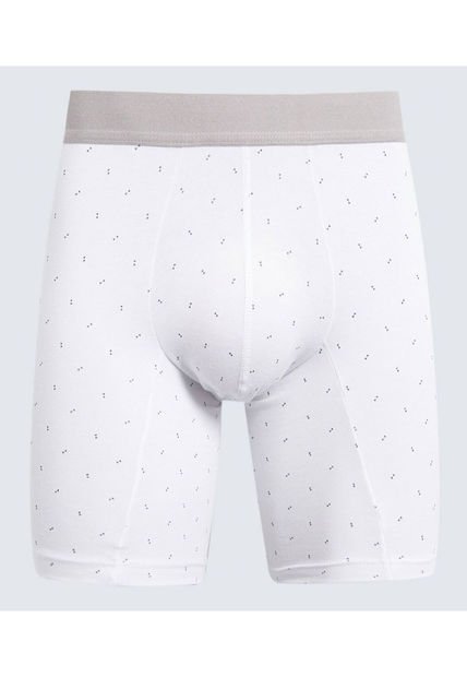 Boxer Para Hombre Filete Medio Algodón Color Blanco Marca Ostu #60000484