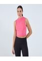 Camiseta Para Mujer Manga Sisa Cuello Alto Color Rosado Marca Ostu #40092367 de Ostu