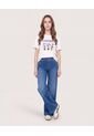 Camiseta Relaxed Minnie  Para Mujer Crema Ostu de Ostu