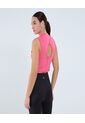 Camiseta Para Mujer Manga Sisa Cuello Alto Color Rosado Marca Ostu #40092367 de Ostu