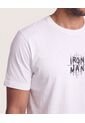 Camiseta Screen Iron Man  Para Hombre Crema Ostu de Ostu