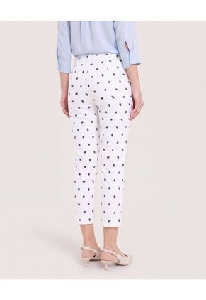 Pantalón Basico Capri  Para Mujer Azul Ostu