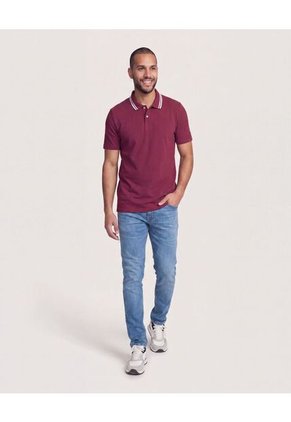 Jean Skinny Semibásico  Para Hombre Azul Ostu