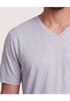 Pijama Cuello V Con Pantalón Estampado  Para Hombre Azul Ostu