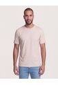 Camiseta Tricot Lisa Básica  Para Hombre Café Ostu de Ostu