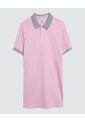 Polo Para Hombre Cuello Tejido Sin Bolsillo Color Rosado  Marca Ostu #60110618 de Ostu