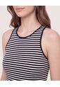 Vestido Manga Sisa  Para Mujer Negro Ostu de Ostu