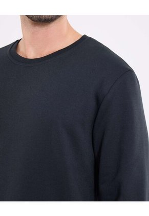 Buzo  Para Hombre Cuello Redondo Color Negro Marca Ostu #60060491