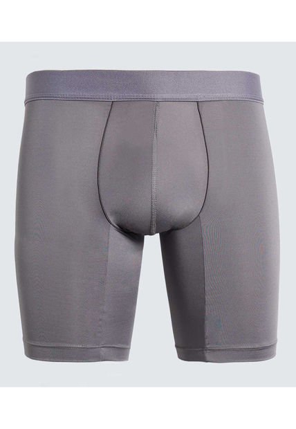 Boxer Para Hombre Filete Medio Microfibra Color Gris  Marca Ostu #60000481